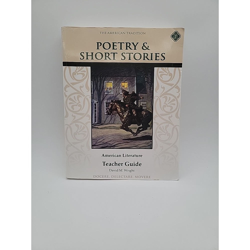 David M. Wright‎ Poetry & Short Stories Paperback Teacher & Student Guides Good